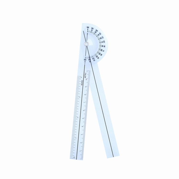 180 Degree Angle Measuring Plastic Goniometer